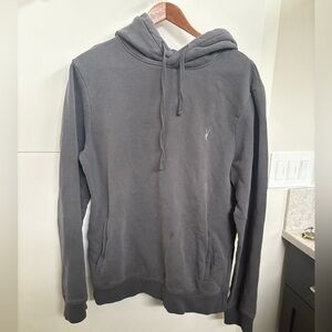 Allsaints Men's Gray blue Hoodie